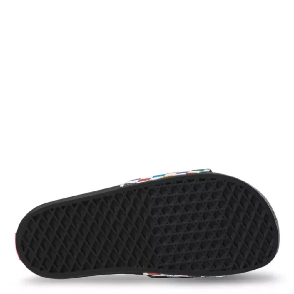 Vans Women's Glitter Slide-On In Checkerboard-Multi - Image 4