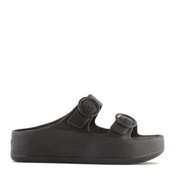 Lemon Jelly Women's Gaia Platform Slides In Black