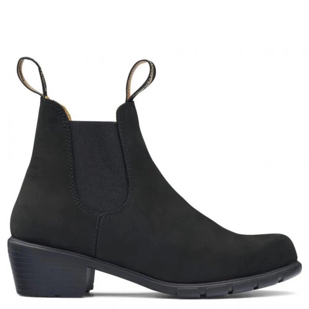 Blundstone Women's Series Heel 1960 In Black Nubuck - Image 2