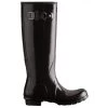 Hunter Women's Original Tall Gloss Rain Boots In Black