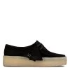 Clarks Women's Wallabee Cup In Black Nubuck