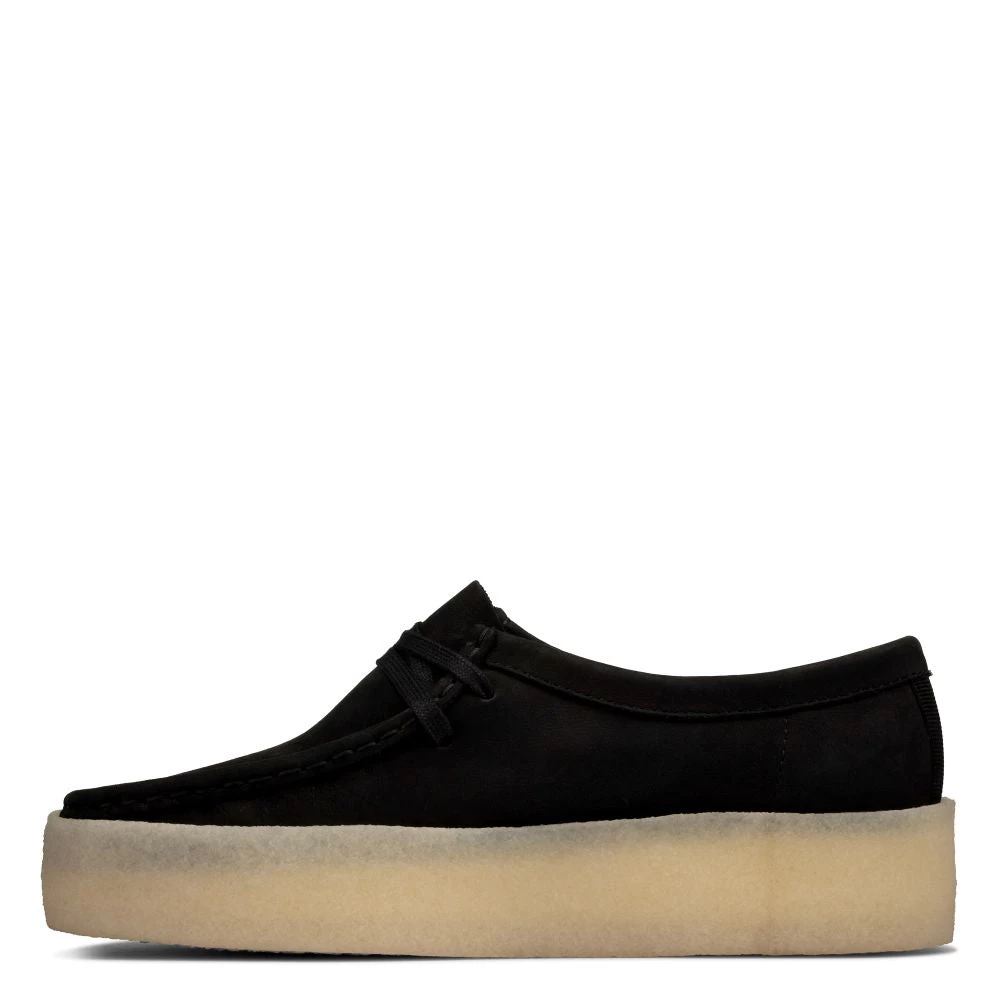 Clarks Women's Wallabee Cup In Black Nubuck - Image 4