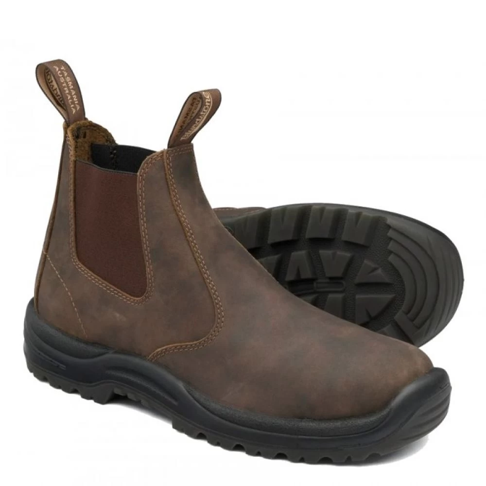 Blundstone Women's Non-Safety Work Boot 492 In Rustic Brown - Image 3