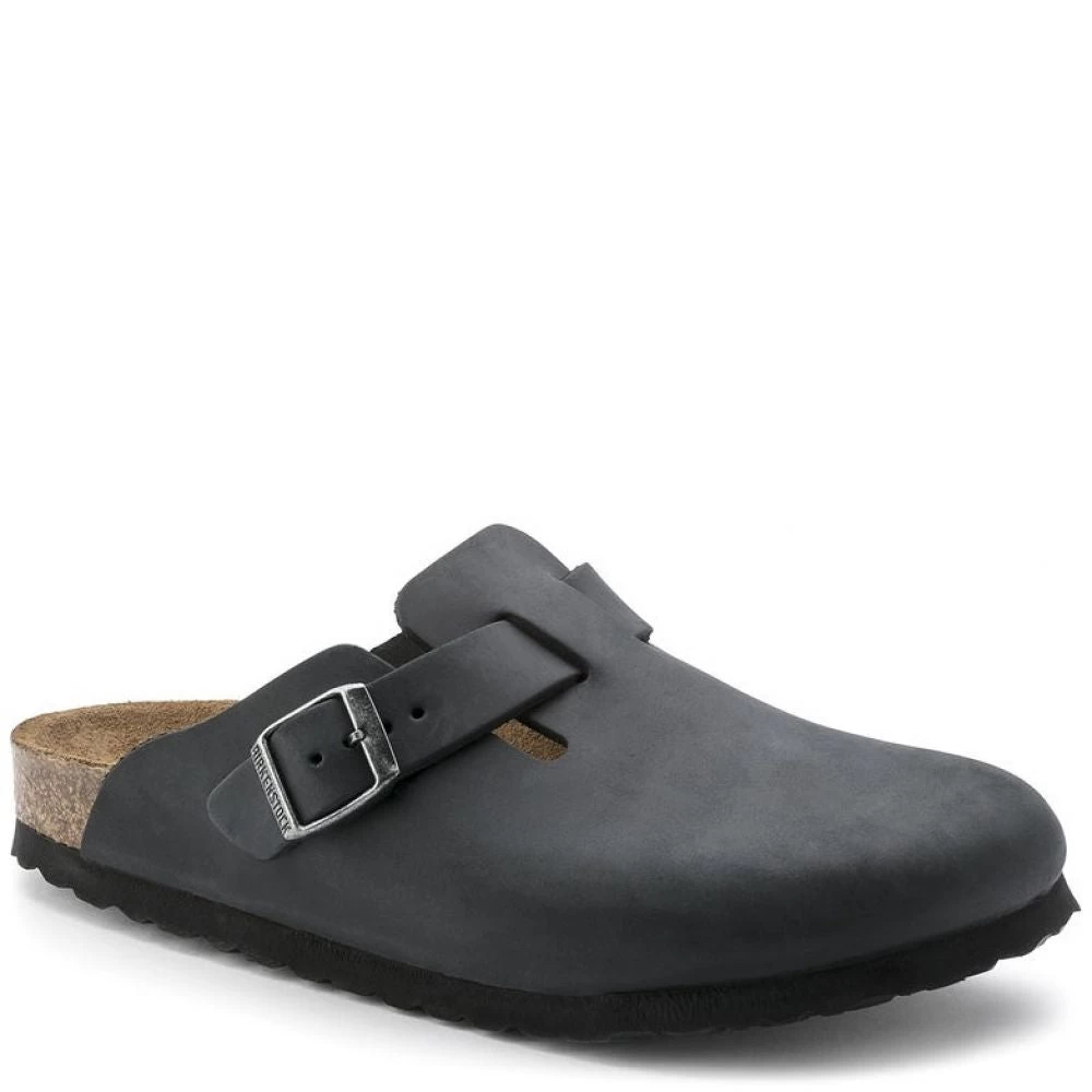 Birkenstock Men's Boston Oiled Leather In Black - Image 2