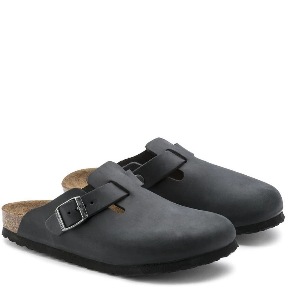 Birkenstock Men's Boston Oiled Leather In Black - Image 3