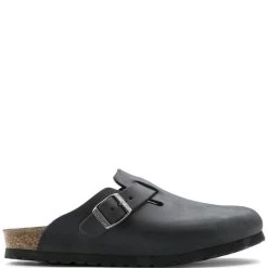 Birkenstock Men's Boston Oiled Leather In Black