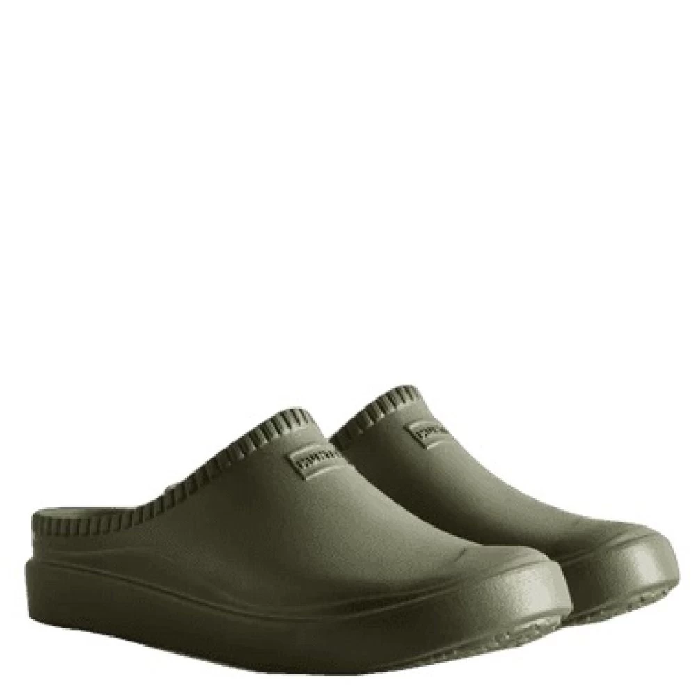 Hunter Women's In/Out Bloom Clogs In Lichen Green - Image 2