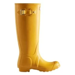 Hunter Women's Original Tall Rain Boots In Yellow