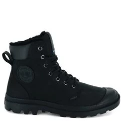 Palladium Pampa Sport Cuff WPS In Black/Black