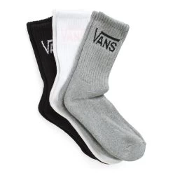 Vans Classic Crew Sock In White/Grey Heather (Medium)