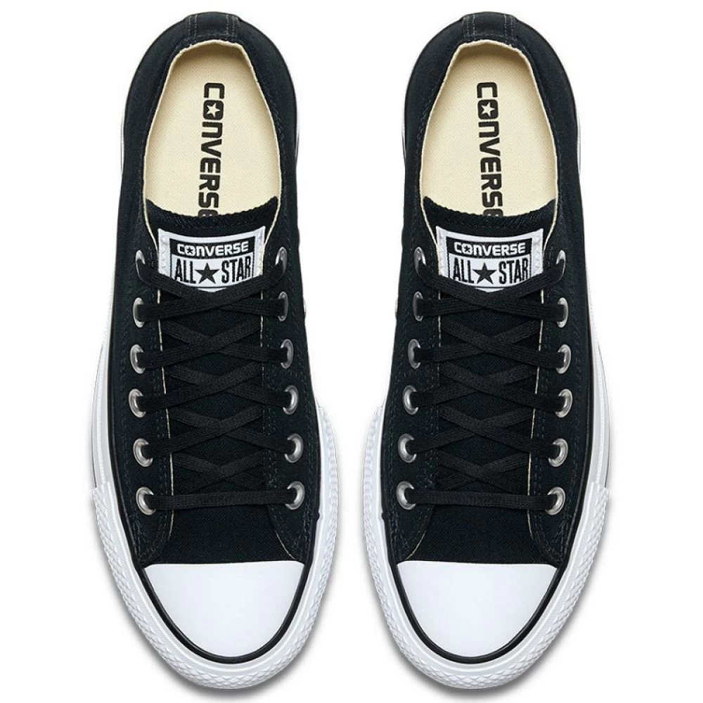 Converse Women's Chuck Taylor All Star Lift Low Top In Black - Image 5