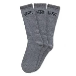 Vans Classic Crew Sock In Heather Grey (Large)