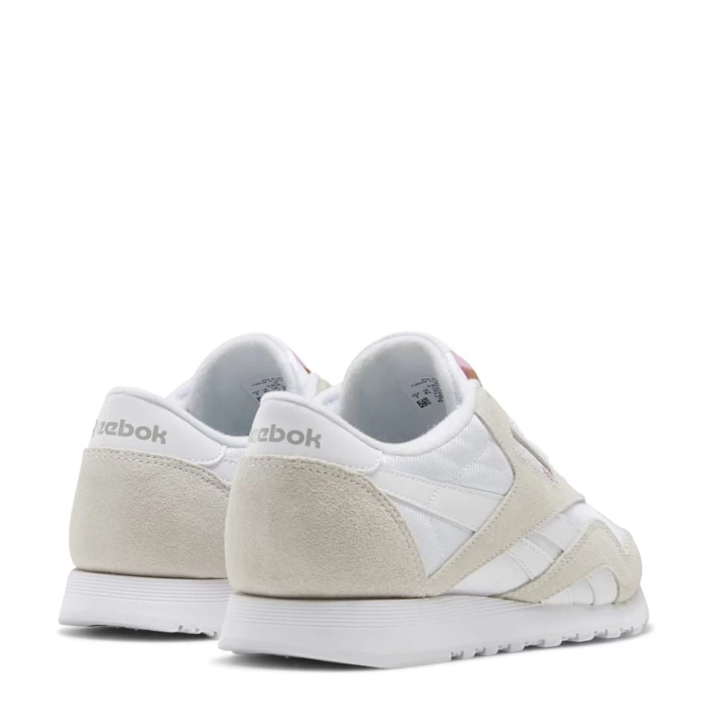 Reebok Women's Classic Nylon In White/Light Grey - Image 4