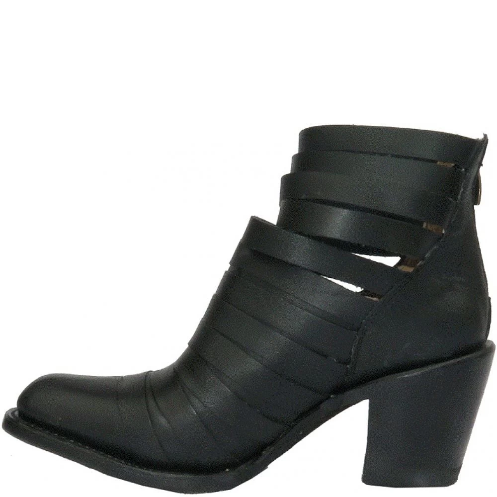Getoutside Women's Lola Strappy Heel Boot In Black - Image 2