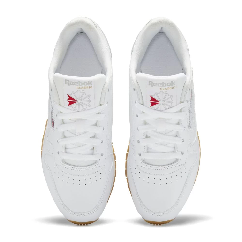 Reebok Women's Classic Leather In Ftwr White/Pure Grey 3/Reebok Rubber Gum-03 - Image 3