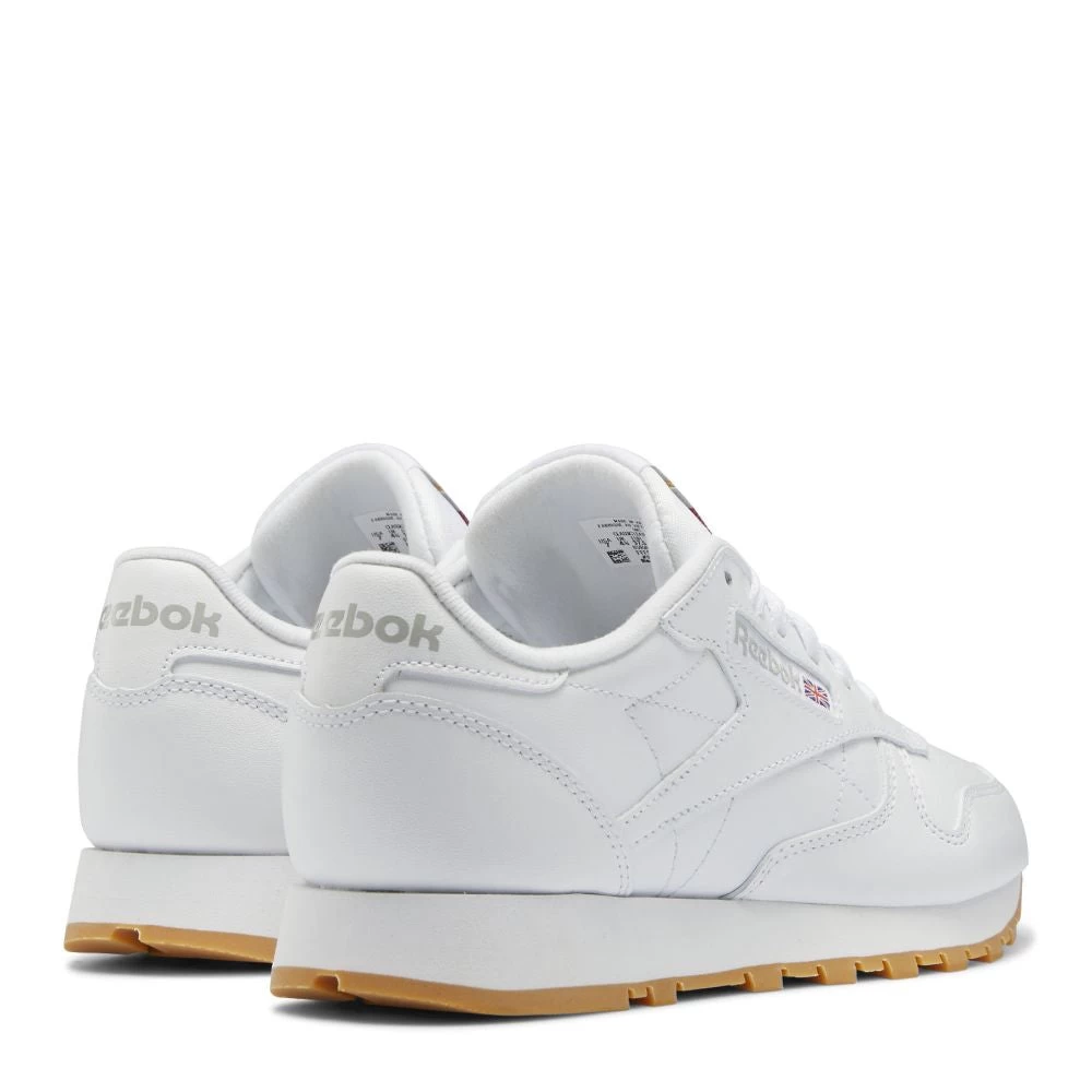 Reebok Women's Classic Leather In Ftwr White/Pure Grey 3/Reebok Rubber Gum-03 - Image 4