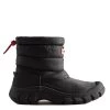 Hunter Women's Intrepid Insulated Short Snow Boots In Black