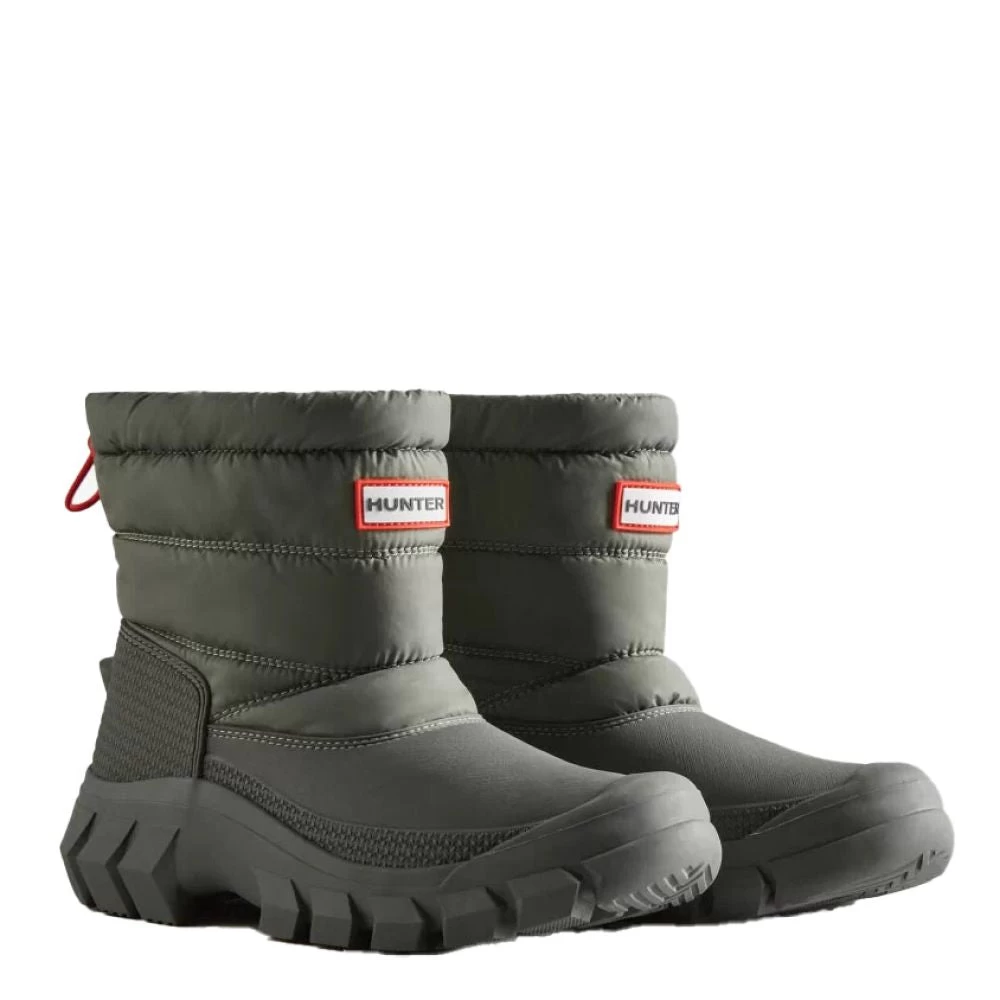 Hunter Women's Intrepid Insulated Short Snow Boots In Urban Grey - Image 2