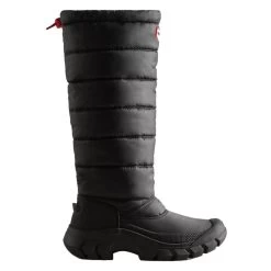 Hunter Women's Intrepid Insulated Tall Snow Boots In Black