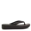 Lemon Jelly Women's Mare Flip Flips In Black