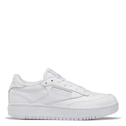 Reebok Women's Club C Double In Ftwr White/Ftwr White/Cold Grey 2