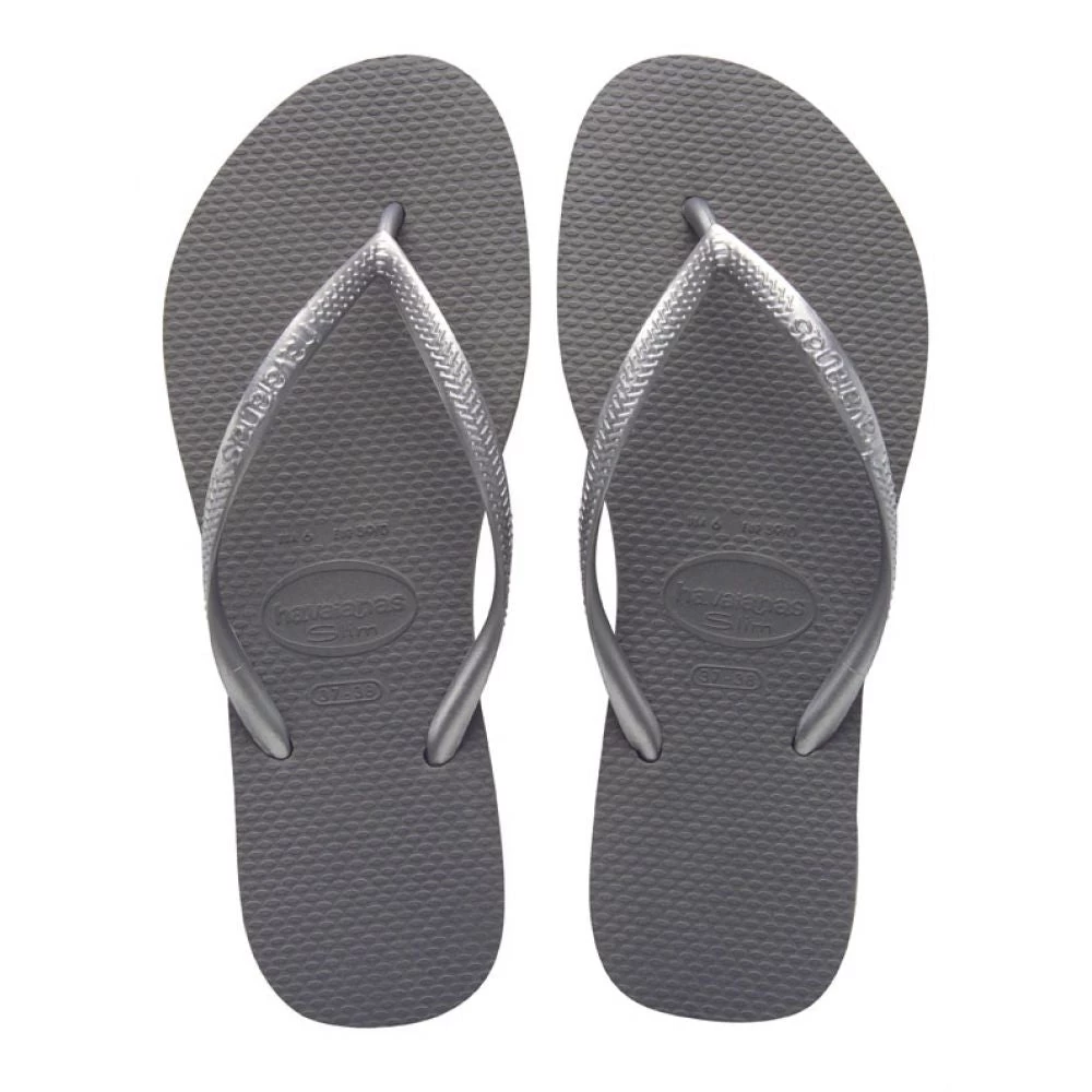 Havaianas Women's Slim Flip Flop In Steel Grey
