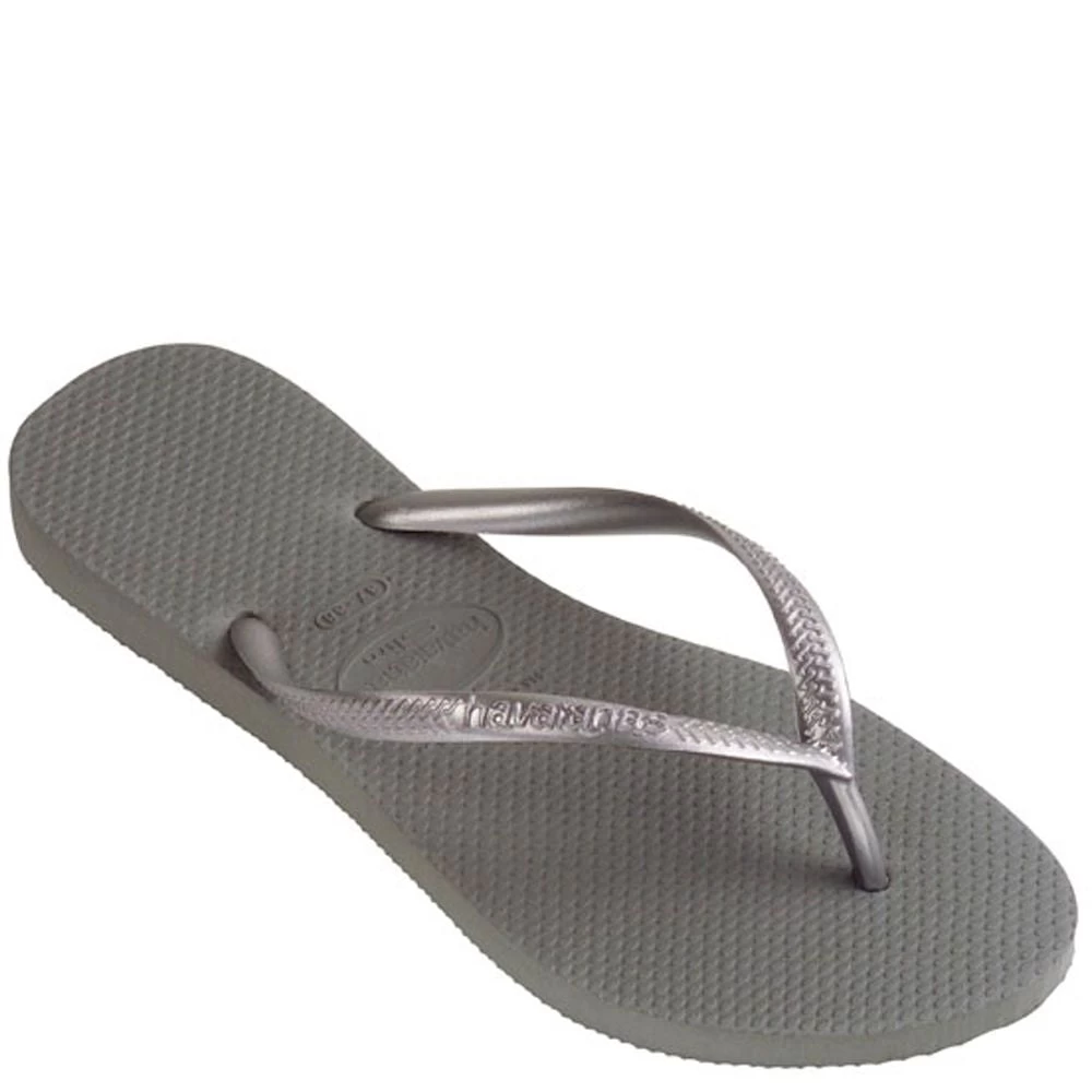 Havaianas Women's Slim Flip Flop In Steel Grey - Image 2