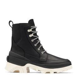 Sorel Women's Brex Lace Bootie In Black/Chalk