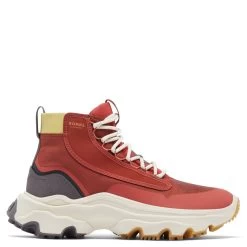 Sorel Women's Kinetic Breakthru Venture Mid Boot In Warp Red/Chalk