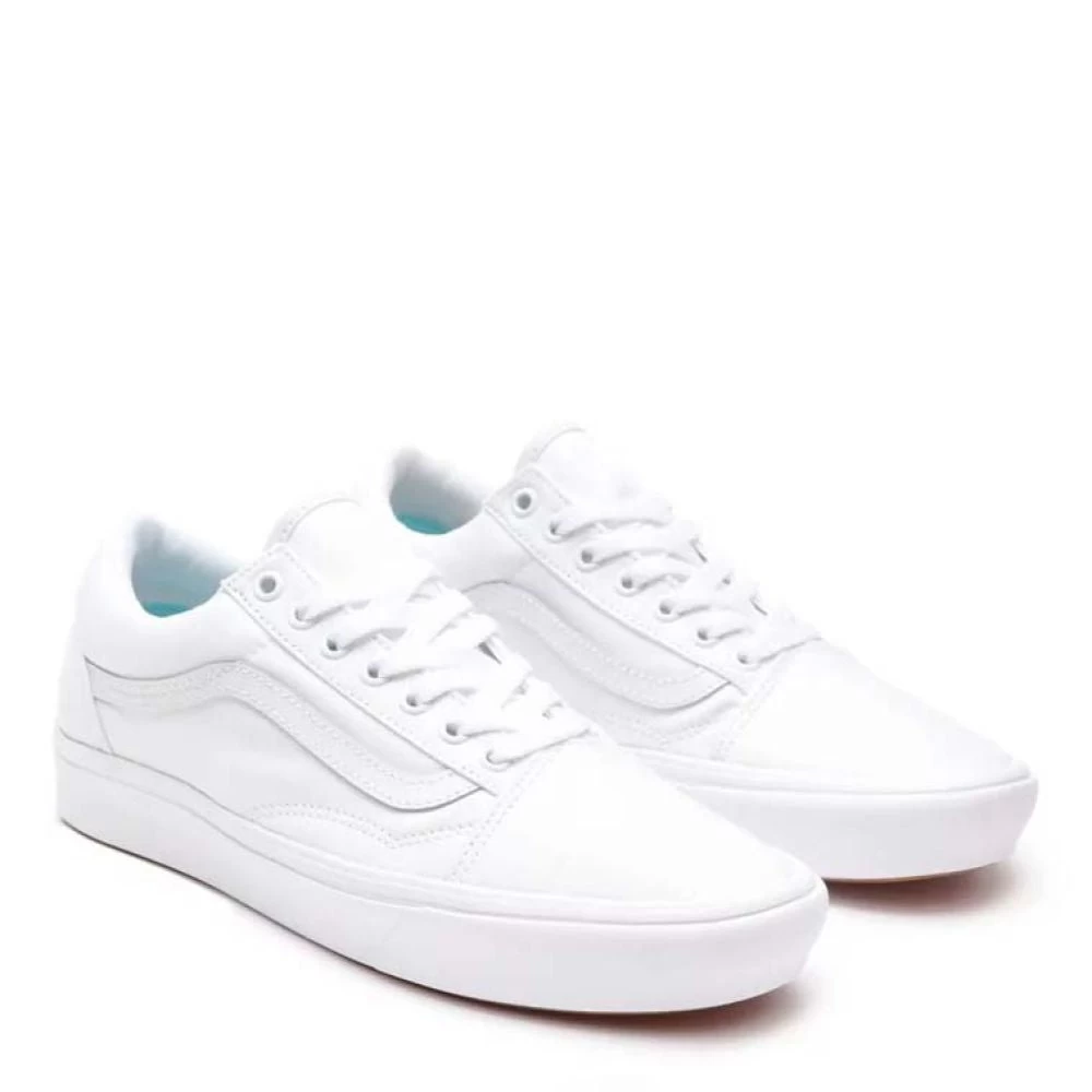 Vans ComfyCush Old Skool In True White - Image 2