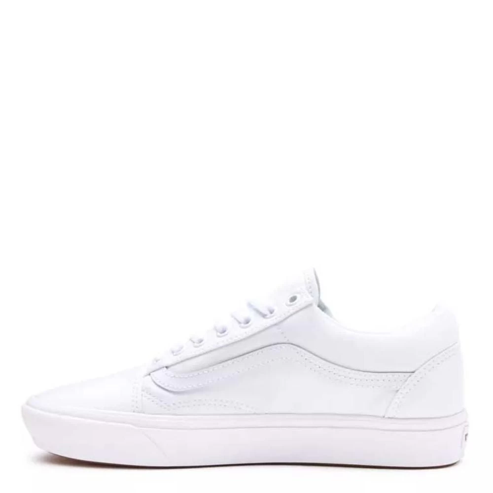 Vans ComfyCush Old Skool In True White - Image 3